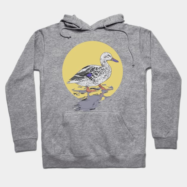 Mallard Hoodie by theartfulscientist